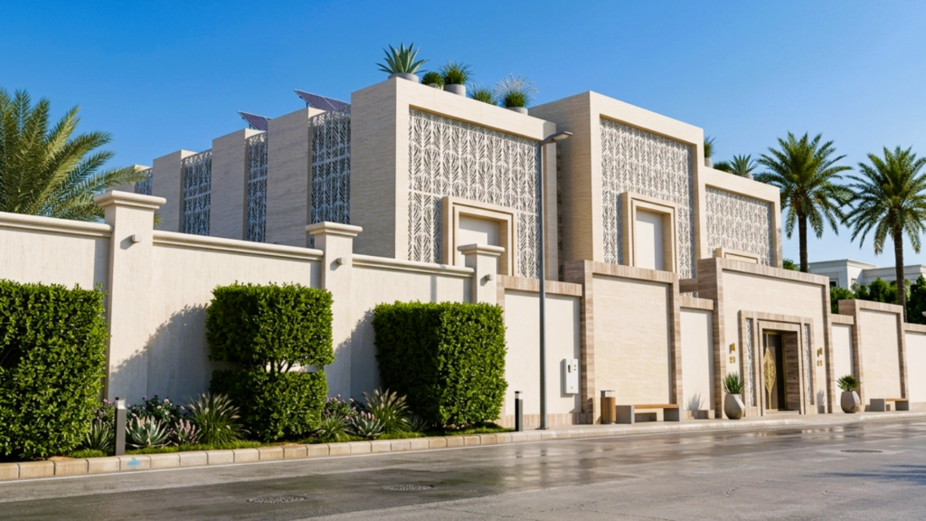 Oud Museum Saudi Arabia façade with EQUITONE Tectiva TE10 fibre cement panels by Obras International