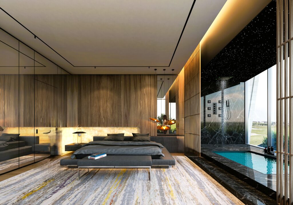 Best interior wall cladding solutions for luxury villas in the UAE featuring modern architectural materials and textured wall systems