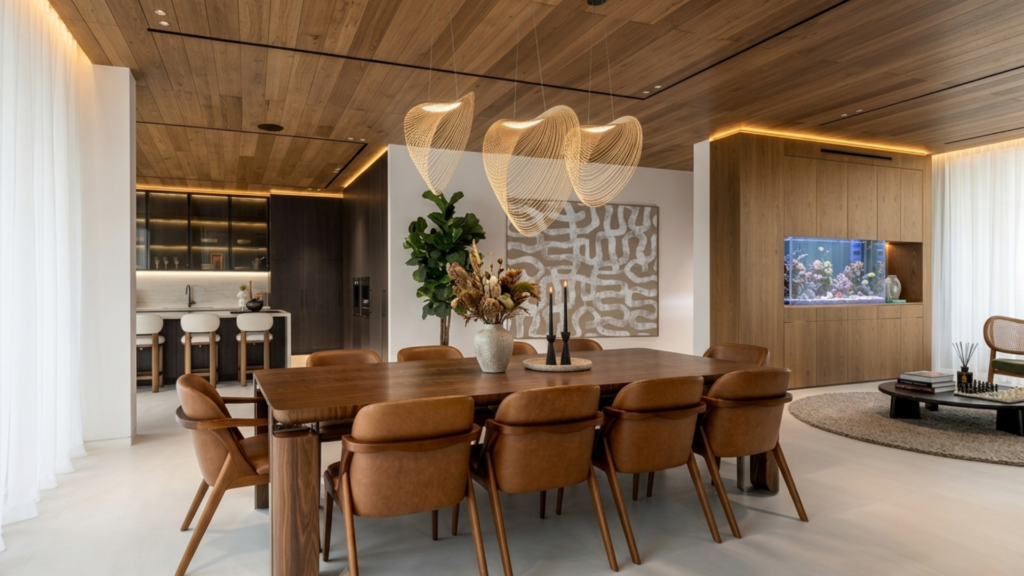Best interior wall cladding solutions for luxury villas in the UAE featuring modern architectural materials and textured wall systems