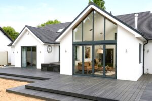 WPC decking for GCC villas showcasing modern outdoor luxury terrace design in UAE climate