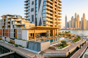 Top Ventilated Façade Systems for Dubai’s Climate: A Complete Specification Guide for Architects showcasing modern GCC façade architecture