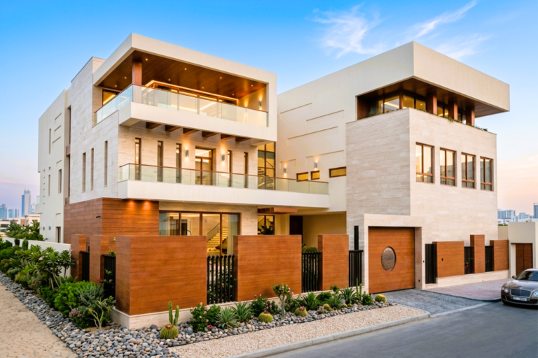 ventilated facade system with HPL cladding UAE architecture