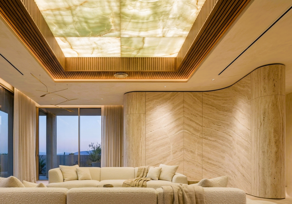Architectural interior cladding detail UAE high quality finish