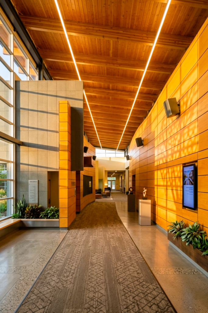 Parklex Prodema natural timber wall panels for hotel interior cladding UAE