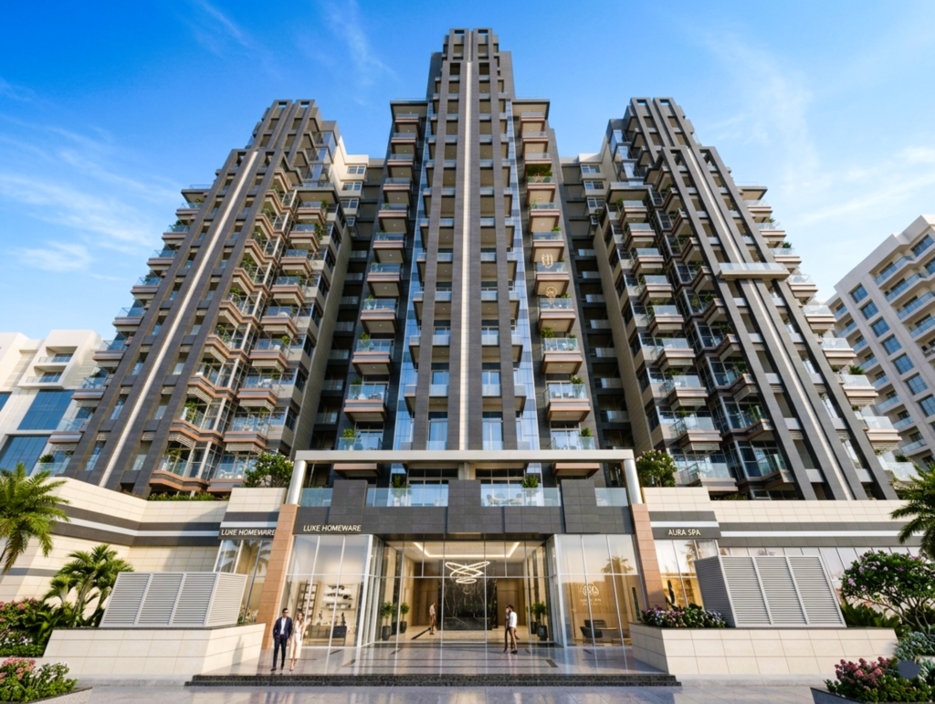 Ventilated cladding façade reducing cooling loads and improving energy efficiency in UAE commercial building