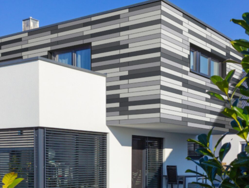 GCC terracotta façade design inspiration with textured ceramic cladding.