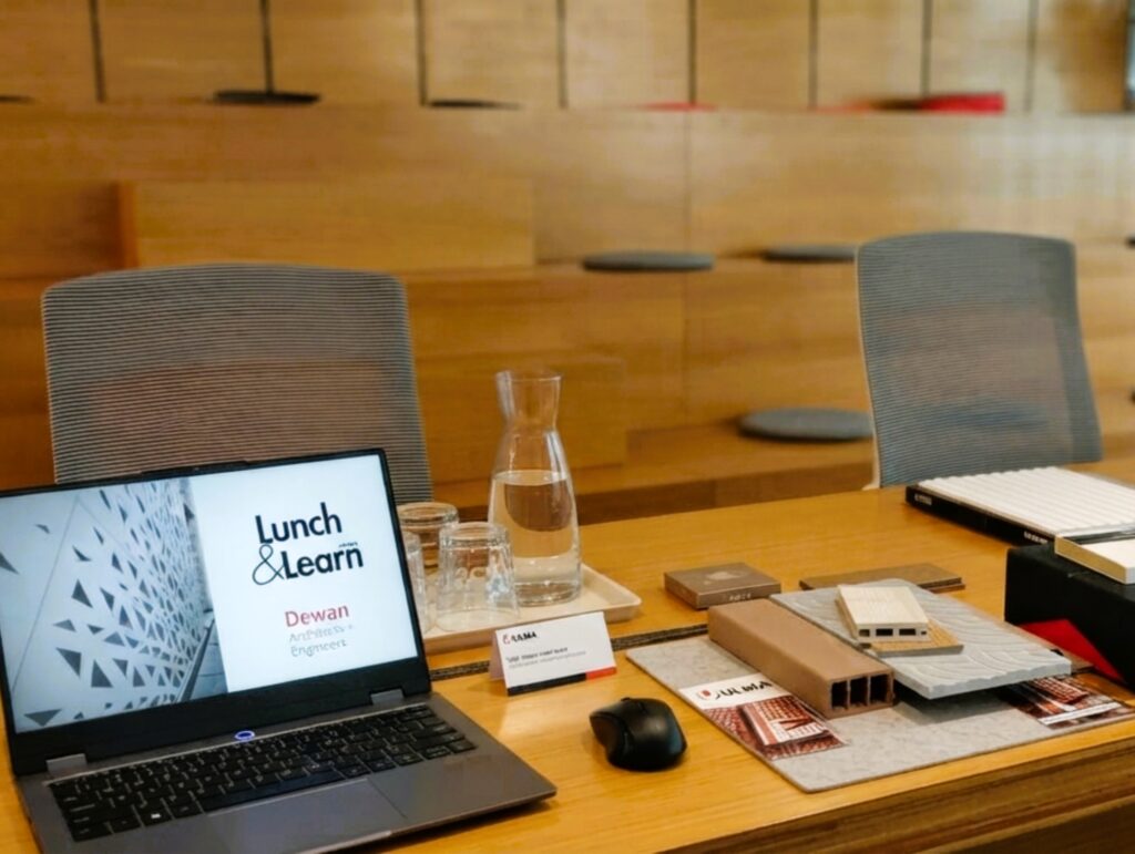 Architectural office Lunch and Learn session on façade materials and ventilated cladding