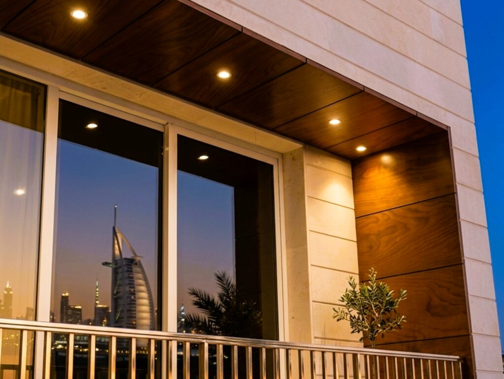 Architectural soffit cladding specification review for UAE projects.