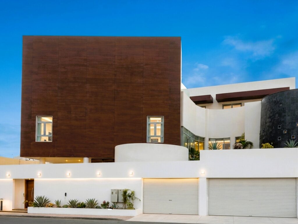 Ventilated façade system layers for Saudi Arabia with cladding, cavity, insulation and subframe