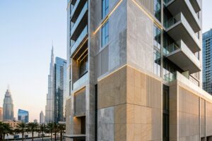 Fibre cement, porcelain, terracotta, wood and WPC façade samples compared for GCC projects